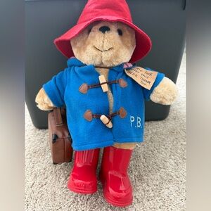 Paddington Bear Plush with Boots & Suitcase 34cm Classic Toy